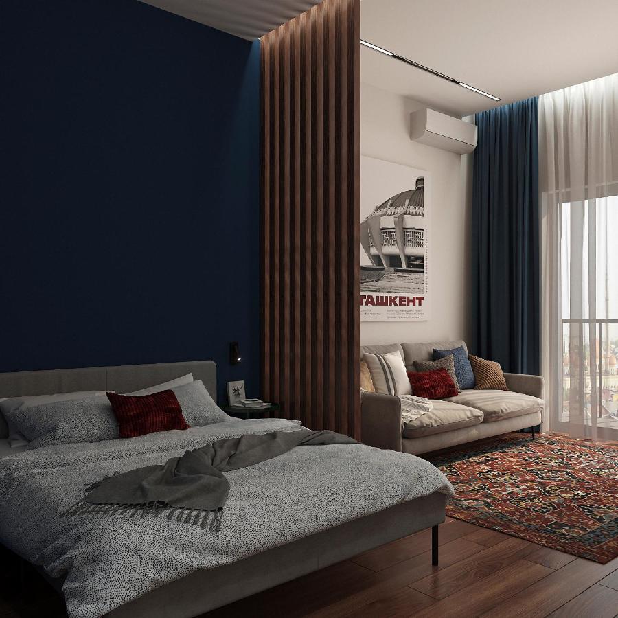 Blueloft 52 I Tashkent Apartment With Balcony Exteriör bild