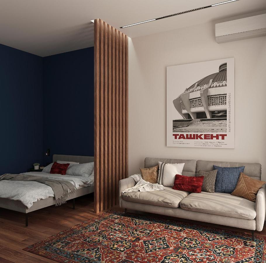 Blueloft 52 I Tashkent Apartment With Balcony Exteriör bild